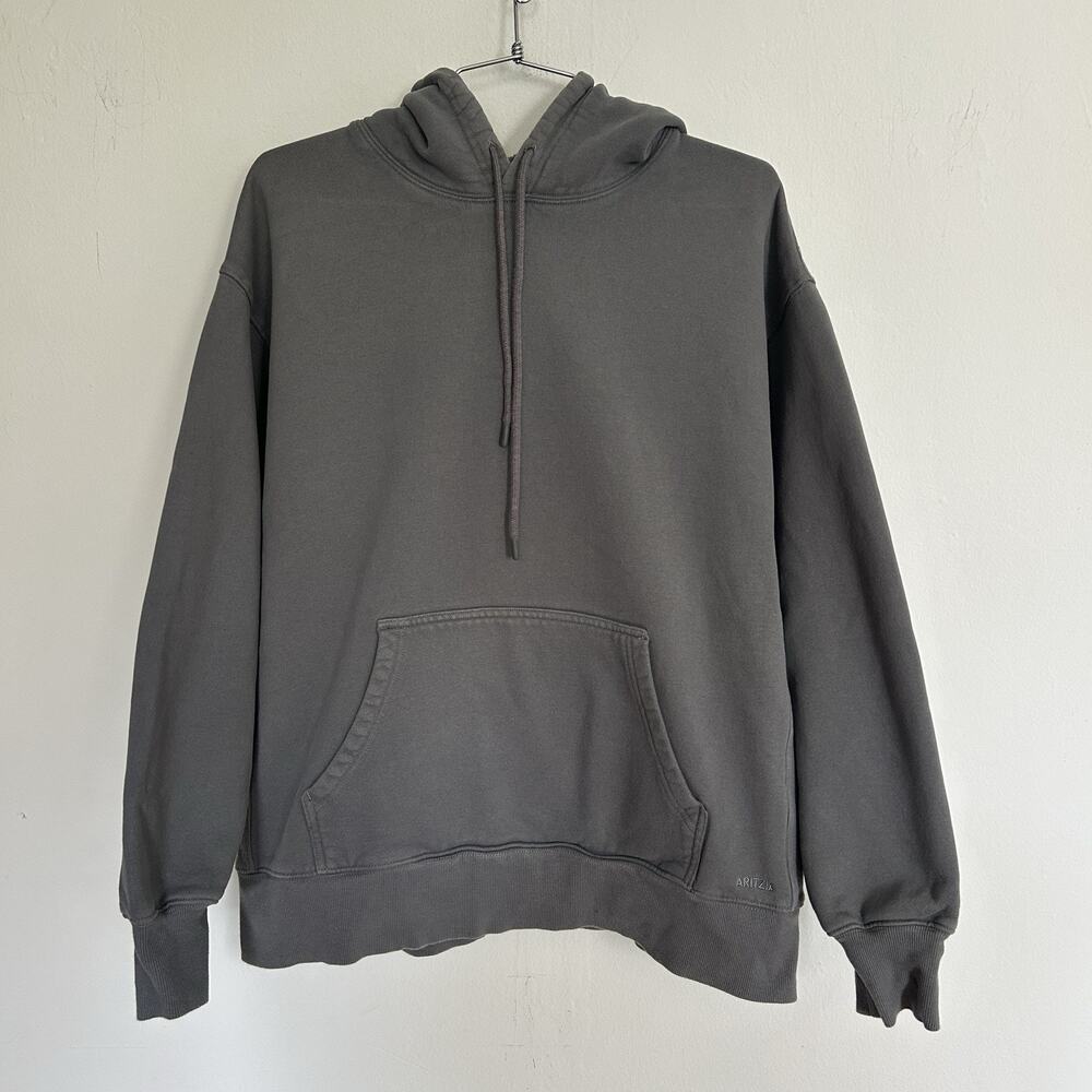 Aritzia Sweatfleece Cozy Fleece Boyfriend Hoodie Gray Women’s M Oversized